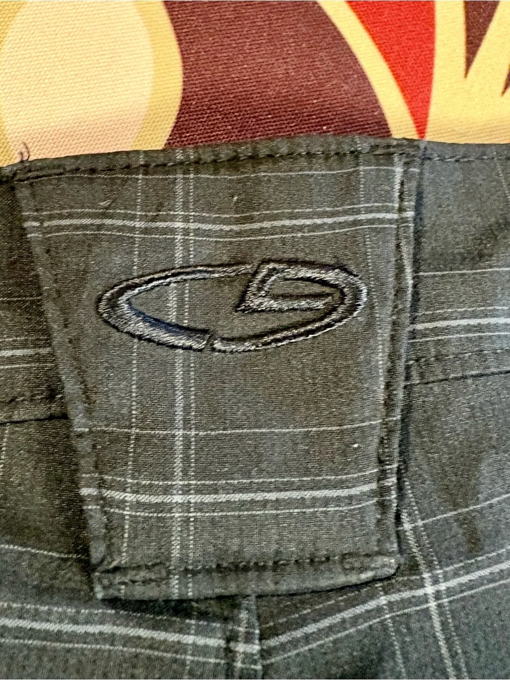 Champion Black Plaid Men's Shorts